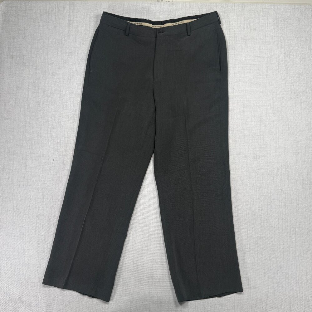 Vintage Emporio Armani Dress Pants Tailored Trousers Made in Italy Size Waist 38